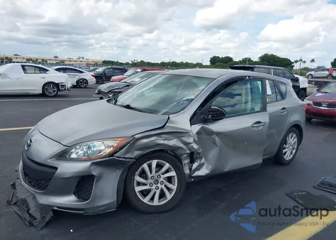 2012 Mazda Mazda3 I Touring from USA, damaged, VIN JM1BL1L79C1521716